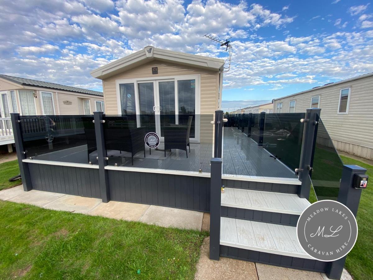 Meadow View 171 - Golden Palm - Central Heating, Wifi, Pet Friendly, Bed Linen - Meadow Lakes Caravan & Lodge Hire 查珀尔圣伦纳兹 外观 照片